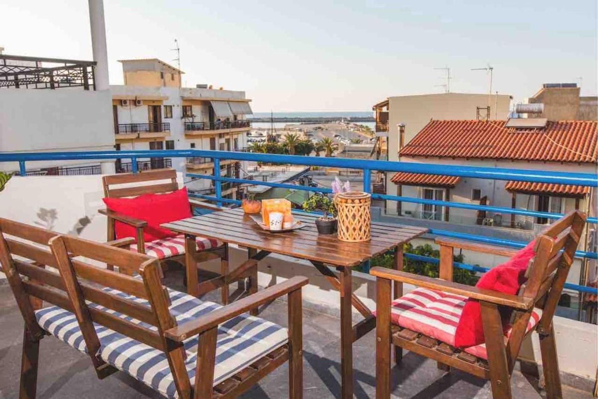 Erieta Sea View Apartment50M From The Beach Rethymno Exterior foto